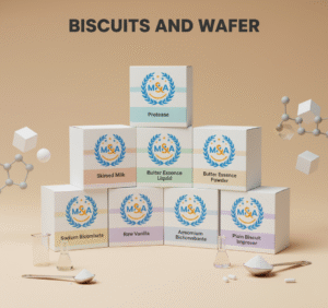 2 biscuits and wafer 1