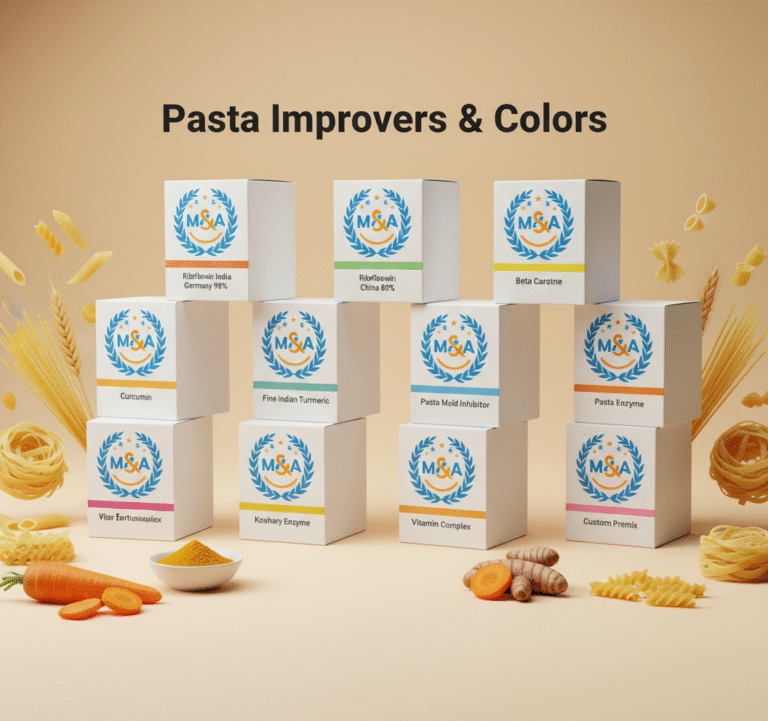 4 pasta improvers and colors 1