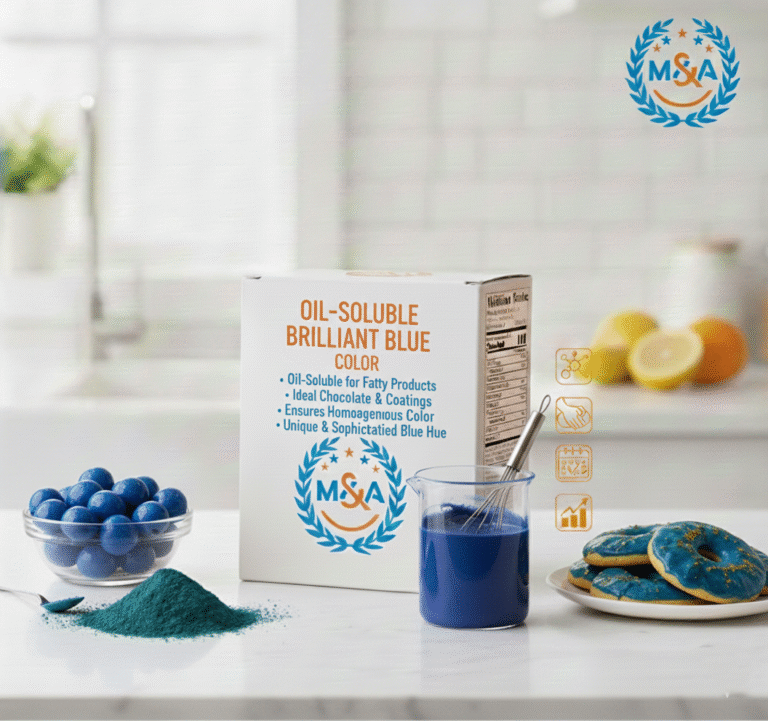 أزرق لامع زيتي